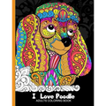 Adults Coloring Book: I love Poodle: Dog Coloring Book for all ages (Zentangle and Doodle Design) - Paperback