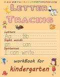 Letter Tracing: Practice with Pen Control, Line Tracing, Letters, sight words, sentences: Alphabet Handwriting practice Workbook for P - Paperback
