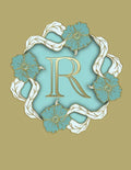 R: 100 Pages 8.5" X 11" Monogram Notebook College Ruled Line Paper - Paperback