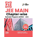 21 Years JEE MAIN Chapter-wise Solved Papers (2002 - 22) 14th Edition - Paperback