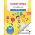 Multiplication Workbook One Digit: 105 Basic Multiplication Worksheets with Math Table For Kids 5-7 Years - Paperback