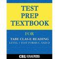 Test Prep Textbook for TABE CLAS-E Reading Level 1 Test-Forms C and D - Paperback