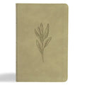 KJV Thinline Bible, Sage Suedesoft Leathertouch - Imitation Leather