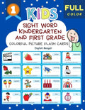 Sight Word Kindergarten and First Grade Colorful Picture Flash Cards English Bengali: Learning to read basic vocabulary card games. Improve reading co - Paperback