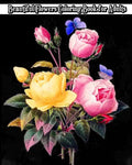 Beautiful Flowers Coloring Book for Adults - Paperback