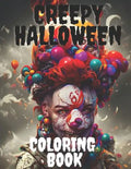 Creepy Halloween coloring book - Paperback