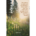 General Worship Bulletin: The Lord Is My Light (Package of 100): Psalm 27:1 (Kjv) - Paperback