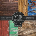 Wood Background Scrapbook Paper Pad 8x8 Scrapbooking Kit for Papercrafts, Cardmaking, DIY Crafts, Rustic Texture Design, Multicolor - Paperback