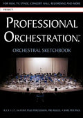 Professional Orchestration 16-Stave Ruled Orchestral Sketchbook - Paperback