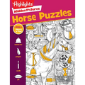 Horse Puzzles: Over 100 Search and Find Puzzles, Barns, Stables and Riding Adventures, Horse-Themed Hidden Pictures Activity Book for Kids 6 and Up - Paperback