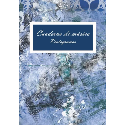 Cuderno de musica: Libro de pentagramas para aprender y escribir notaci musical, 120 paginas, 8 pentagramas por pagina - Paperback