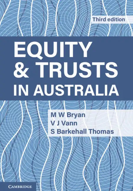 Equity and Trusts in Australia - Paperback