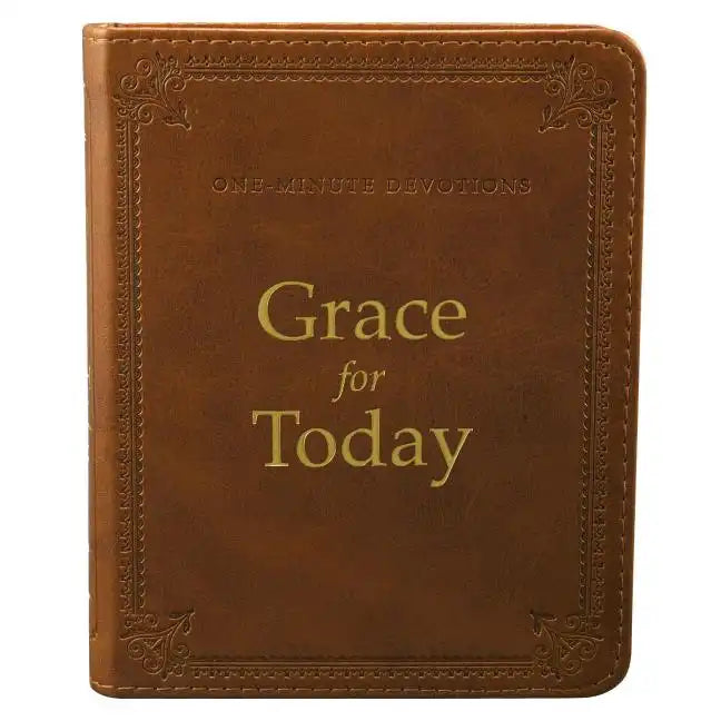 One Minute Devotions Grace for Today - Bonded Leather