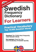Swedish Frequency Dictionary For Learners: Practical Vocabulary - Top 10000 Swedish Words - Paperback