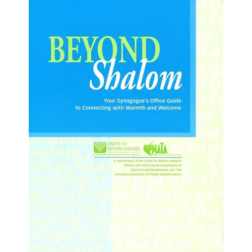 Beyond Shalom - Paperback