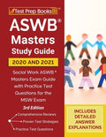ASWB Masters Study Guide 2020 and 2021: Social Work ASWB Masters Exam Guide with Practice Test Questions for the MSW Exam [3rd Edition] - Paperback