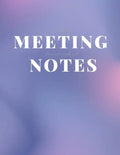 My Boring Meeting Survival Guide and Notes: 8.5x11 Meeting Notebook and Puzzle Book - Paperback