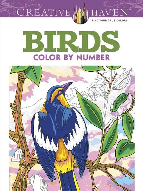 Creative Haven Birds Color by Number Coloring Book - Paperback