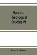 Harvard Theological Studies VI: The style and literary method of Luke - Paperback