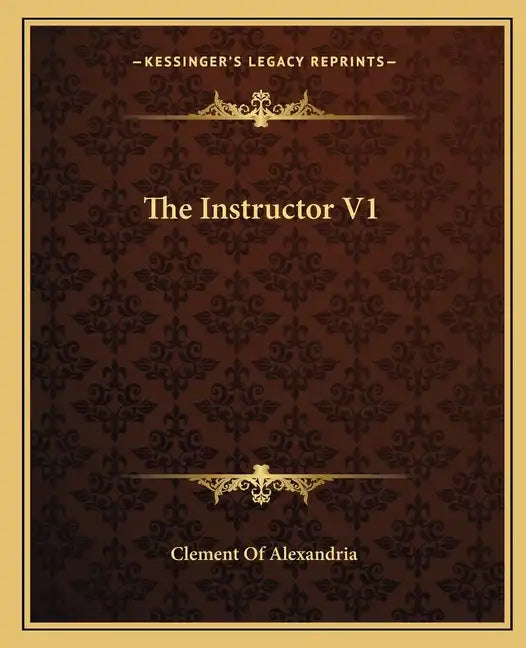 The Instructor V1 - Paperback