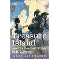 Treasure Island: with color illustrations by N.C.Wyeth - Paperback