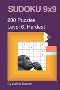 SUDOKU 9x9 200 Puzzles: Level 6. Hardest - Paperback