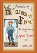 The Adventures of Huckleberry Finn: Unabridged and Illustrated - Paperback