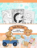 Teddy Bear Love Adult Coloring Book: Colorist fun for everyone - Paperback