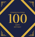 Happy 100th Birthday Guest Book (Hardcover): Happy 100th Birthday Guest book, party and birthday celebrations decor, memory book, scrapbook, one hundr - Hardcover
