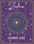 Zodiac Coloring Book: Premium coloring book with all the zodiac signs, Perfect for stress relief. - Paperback