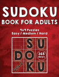 Sudoku Books For Adults: 365 Days Of Sudoku Book - Activity Book For Adults (Sudoku Puzzle Books) Volume.2: Sudoku Puzzle Book - Paperback