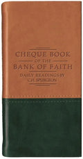 Chequebook of the Bank of Faith - Tan/Green: Daily Readings by C. H. Spurgeon - Imitation Leather