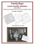 Family Maps of Coosa County, Alabama, Deluxe Edition - Paperback