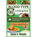 Blood Type O Cookbook: 60+ Nutritious and Delicious Recipes for Your Blood Type to Help with Optimal Wellness - Paperback