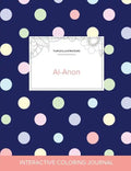 Adult Coloring Journal: Al-Anon (Turtle Illustrations, Polka Dots) - Paperback