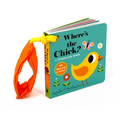 Where's the Chick?: A Stroller Book: (An Interactive, Sensory Lift-The-Flap Book with Felt Flaps and a Mirror for Babies & Toddlers. Friendly Baby Far - Board Book