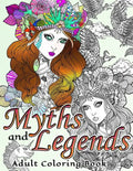 Myths and Legends Adult Coloring Book - Paperback