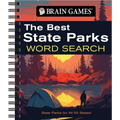 Brain Games - The Best State Parks Word Search: State Parks for All 50 States! - Spiral