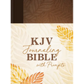 KJV Journaling Bible with Prompts [Copper Leaf] - Hardcover