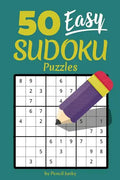 50 Easy Sudoku Puzzles: Fun travel size Sudoku puzzles to take with you everywhere, great for road trips - Paperback