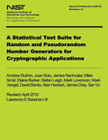 NIST Special Publication 800-122 Revision 1a: A Statistical Test Suite for Random and Pseudorandom Number Generators for Cyrptographic Applications - Paperback
