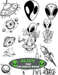 Alien the Coloring Book: Amazing kids Coloring Book with Fun Easy and Relaxing Coloring Pages Alien Inspired Scenes and Designs for Stress. - Paperback