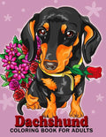 Dachshund coloring book for Adults: Dog and Puppy Coloring Book Easy, Fun, Beautiful Coloring Pages - Paperback