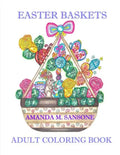 Easter Baskets: Adult Coloring Book - Paperback