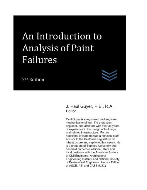 An Introduction to Analysis of Paint Failures - Paperback
