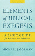 Elements of Biblical Exegesis - Hardcover