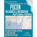 Pucon Trekking/Hiking Trail Map Atlas Villarrica & Huerquehue National Parks Chile Araucania Villarica National Reserve El Cani Sanctuary Quetrupillan - Paperback