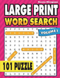 Large Print Word Search: 101 Puzzles ( Volume 1 ) - Paperback