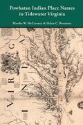 Powhatan Indian Place Names in Tidewater Virginia - Paperback