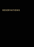 Reservations Book: Hardcover Restaurant Reservations, Double Page per Day for Lunch and Dinner, 8.5x11", Black - Hardcover